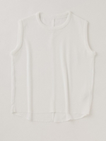 レーヨンナイロンニットタンクTOP/BLUE