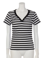 変形ＶネックＴ/ネイビー