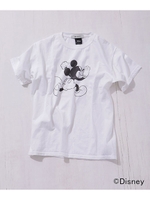 ミッキー/Tシャツ2/グレー