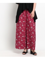 サマーリーフプリントパンツ/ラズベリーピンク(173)