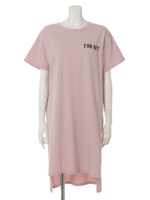 FAR OUTスリットTワンピ/ホワイト