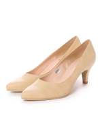 【REZOY】ソフトレザーLOWヒールパンプス/ベージュ