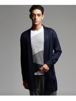 ウールラミーロングカーディガン/ネイビー(093)