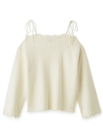 オフショル2wayニットトップス/ホワイト