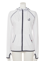 デニム調ラッシュパーカー/コイアオ