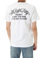 【AZUL by moussy】All Right Thing Vネック半袖T/WHT