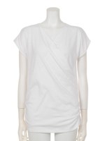 【Shelly island】カシュクールカットソー/ホワイト