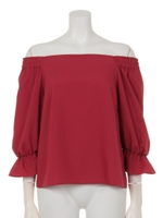 ２ＷＡＹオフショルブラウス/ラズベリー