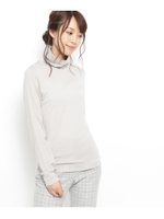 オフタートルウール長袖カットソー/ライトグレー(011)