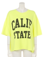 CALIF STATE BIGネオン Tシャツ/YEL