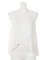 レイヤーフレアカットTOP/BLK