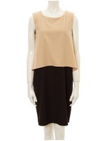 バイカラー２wayワンピース/ベージュ