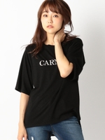 ロゴ刺繍Ｔシャツ/シロ