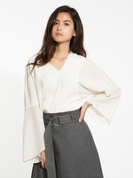 パフスリーブブラウス/OFFWHITE