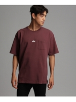 ALPHA ポケットビッグTシャツ/カーキ(027)