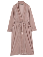 ベロアガウン/ブラック