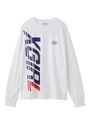 BIG VERTICAL LOGO L/S REGULAR TEE/ホワイト