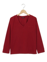 TC天竺表起毛ポケット付ロンT/ターコイズグリーン