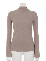 ハイネックTOPS/WHITE