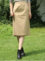 ミディタイトスカート/オレンジ