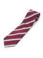 レジメンタルマルチストライプネクタイ/ワインレッド(063)