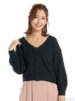 後ろレース切替カーデ/コイミドリ