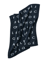 【Joel Robuchon & gelato pique】’スムーズィー’シルクミックスジャガードブランケット/BLK