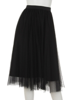 チュールスカート/ブラック