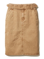 ミリタリータイトスカート/ベージュ