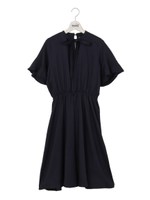 リボンチョーカーワンピ/ボルドー