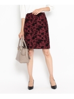 フロッキータイトスカート/ボルドー(564)