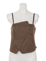 【Marie Hill】ラップビスチェ/ベージュ