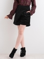 【WEB限定価格】ベロアショートパンツ/ブラウン