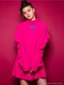 DINOSAUR FLEECE ONE-PIECE/PINK