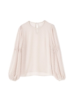 ウェンディスノーカットブラウス/WHITE(030)