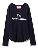 【Suki Waterhouse】ロゴロングスリーブTシャツ/LAV