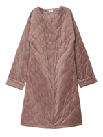 【高橋愛コラボ】ベロアキルティングコート/ピンク