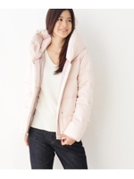 【MARUHACHI】フーデットダウンジャケット/ピンク系(070)