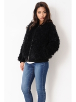 カールフェイクファーブルゾン/BLACK