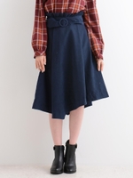 ♯ランダムひらひらスカート/ネイビー