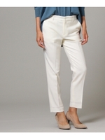 [L]【VERY11月号掲載】サキソニーテーパードパンツ/ホワイト系(002)