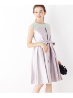 Dorry Doll 異素材リボンドレス/ライトグレー(011)