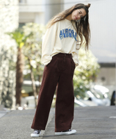 コーデュロイワイドパンツ