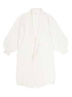 カシミヤニットカーディガン/WHITE