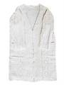 Mohair knit gown/WHITE