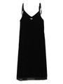 VELOUR CAMISOLE DRESS/ブラック