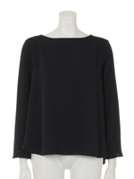 バックリボンブラウス/ベージュ