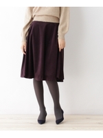 ベルベットコールスカート/ライトブルー(091)