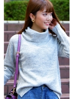 アゼタートルネックプルオーバー/ピンク(090)