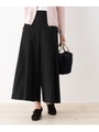 フレアワイドパンツ/ブラック(019)